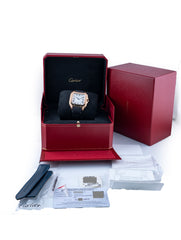 Cartier Santos 40mm 18k Rose Gold Case White Dial WGSA0019 - Full Set Oct 2022