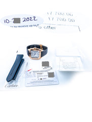 Cartier Santos 40mm 18k Rose Gold Case White Dial WGSA0019 - Full Set Oct 2022