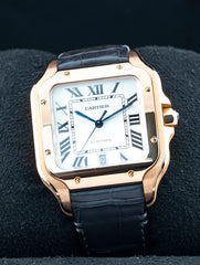 Cartier Santos 40mm 18k Rose Gold Case White Dial WGSA0019 - Full Set Oct 2022