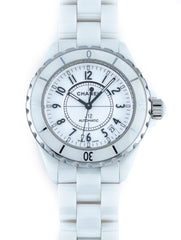 Chanel J12 38mm White Ceramic White Dial Automatic