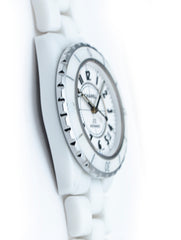 Chanel J12 38mm White Ceramic White Dial Automatic