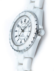 Chanel J12 38mm White Ceramic White Dial Automatic