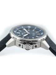 IWC Aquatimer 42mm Stainless Steel Blue Dial Black Rubber Strap IW329005 (Expedition Jacques-Yves Cousteau)
