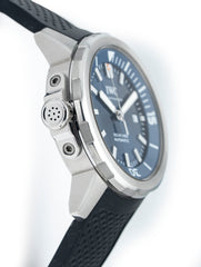 IWC Aquatimer 42mm Stainless Steel Blue Dial Black Rubber Strap IW329005 (Expedition Jacques-Yves Cousteau)