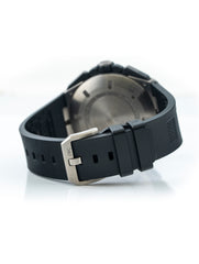 IWC Ingenieur Double Chronograph 45mm Titanium Black Dial Black Rubber Strap IW386503