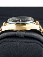 Omega Speedmaster 42mm 18k Moonshine Yellow Gold Green Dial Chronograph 310.60.42.50.10.001