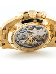 Omega Speedmaster 42mm 18k Moonshine Yellow Gold Green Dial Chronograph 310.60.42.50.10.001