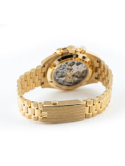 Omega Speedmaster 42mm 18k Moonshine Yellow Gold Green Dial Chronograph 310.60.42.50.10.001