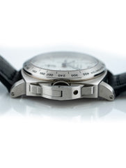 Panerai Luminor Chrono Daylight 44mm Stainless Steel White Dial Black Leather Strap PAM00251