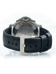 Panerai Luminor Chrono Daylight 44mm Stainless Steel White Dial Black Leather Strap PAM00251