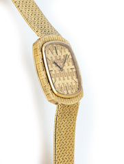 Piaget 18k Yellow Gold Woven Dial and Bracelet Ref 9433