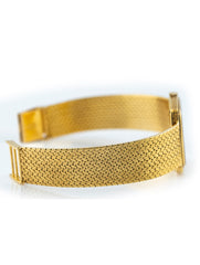 Piaget 18k Yellow Gold Woven Dial and Bracelet Ref 9433
