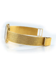 Piaget 18k Yellow Gold Woven Dial and Bracelet Ref 9433