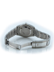 Rolex Datejust 36mm Stainless Steel Silver Tuxedo Dial Ref 116200