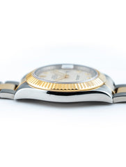 Rolex Datejust II 41mm 18k Yellow Gold & Stainless Steel Oyster Diamond Dial 116333