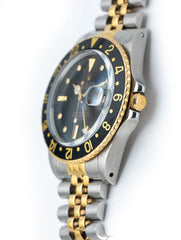 Rolex GMT Master 40mm Steel & 18K Yellow Gold Nipple Dial Jubilee Bracelet Ref 16753