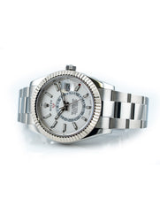 Rolex Sky-Dweller 42mm Stainless Steel White Dial Oyster 326934 - Full Set