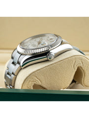 Rolex Sky-Dweller 42mm Stainless Steel White Dial Oyster 326934 - Full Set