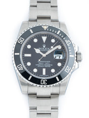Rolex Submariner Date 40mm Stainless Steel Ceramic Bezel Ref 116610LN
