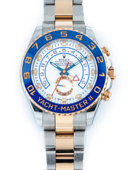 Rolex Yachtmaster II 44mm 18k Rose Gold & Stainless Steel Ref 116681 R series
