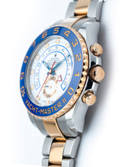 Rolex Yachtmaster II 44mm 18k Rose Gold & Stainless Steel Ref 116681 R series