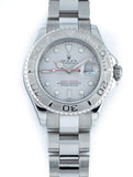 Rolex Yachtmaster I 40mm Edelstahl Oyster Silber Zifferblatt Ref 16622