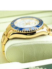 Rolex Yachtmaster II 44mm 18k Yellow Gold Blue Ceramic Bezel Ref 116688 M series
