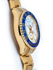 Rolex Yachtmaster II 44mm 18k Yellow Gold Blue Ceramic Bezel Ref 116688 M series