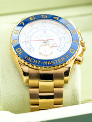 Rolex Yachtmaster II 44mm 18k Yellow Gold Blue Ceramic Bezel Ref 116688 M series