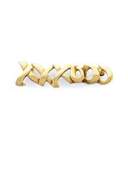 Tiffany & Co Paloma Picasso XXXOOO Brooch 18k Yellow Gold