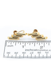 Tiffany & Co Vintage 3-Bar Earrings 14k Yellow Gold