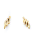 Pendientes Vintage 3-Bar de Tiffany & Co en Oro Amarillo de 14k