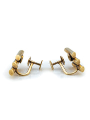 Tiffany & Co Vintage 3-Bar Earrings 14k Yellow Gold