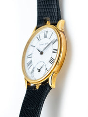 Tiffany & Co Vintage Dual-Time 18k Yellow Gold 32.5mm