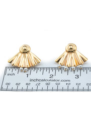 Tiffany & Co Vintage Pearl Earrings 14k Yellow Gold