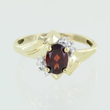 Ladies 10 Kt Colored Stone Ring Size 7