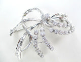 18K White Gold Diamond 1.75 Atw Pin Brooch
