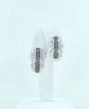 10Kt White Gold Diamond Filagree Style Earrings .27Atw 990048960