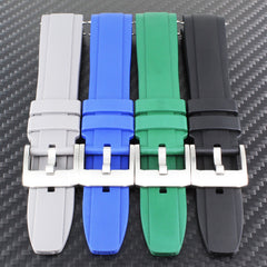 Everest Blue Rubber Strap For Rolex Watch