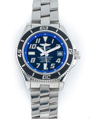 Breitling Super Ocean 42mm Stainless Steel Black Dial A17364