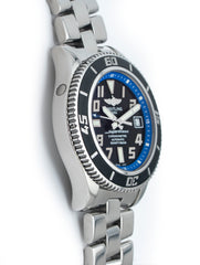 Breitling Super Ocean 42mm Stainless Steel Black Dial A17364