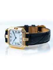 Cartier Ceinture Trinity 26mm 18k Tri-Gold Case Black Croc Strap