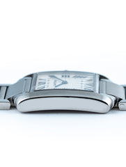 Cartier Tank Francaise 25mm Stainless Steel White Dial W51003Q3