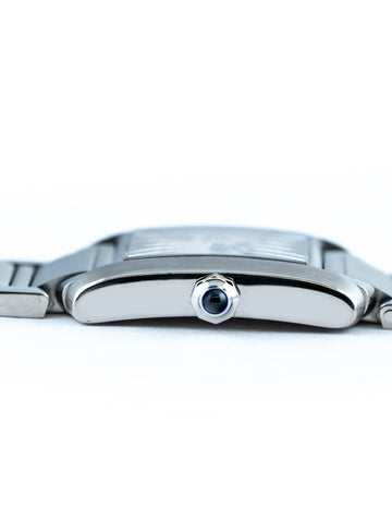 Cartier Tank Francaise 25mm Stainless Steel White Dial W51003Q3
