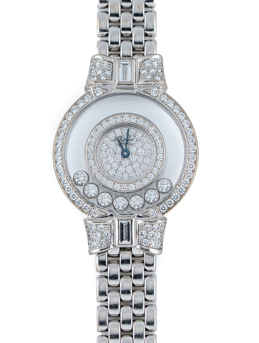 Chopard Happy Diamonds 4097/1 18k White Gold 1.70 ATW Diamonds