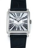 Franck Muller Master of Complications 6002 H QZ R Master Square 36mm Stainless Steel Leather OEM Strap