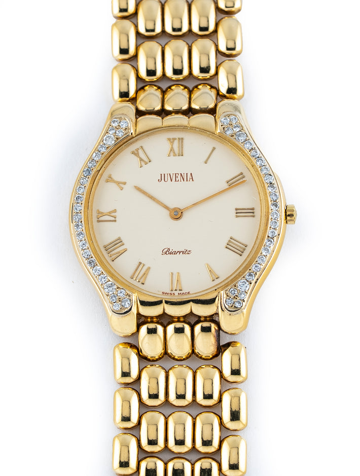 Juvenia Biarritz 32.5mm 18k Yellow Gold  Ref 11545