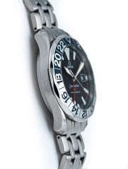 Omega Seamaster GMT 41mm Stainless Steel Black Wave Dial 2536.50.00 (Gerry Lopez LTD Edition)