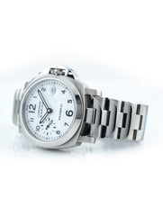 Panerai Luminor Marina 40mm Stainless Steel White Dial Bracelet  PAM00051