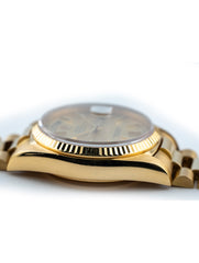 Rolex Day-Date 36mm 18k Yellow Gold President Champagne Dial Ref 18038